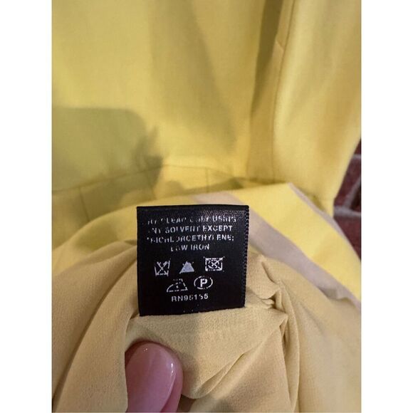 Lafayette 148 Yellow Fit & Flare Dress *note - Picture 12 of 13
